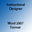 Instructional Designer Word 2007