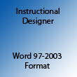 Instructional Designer Word 97-2003